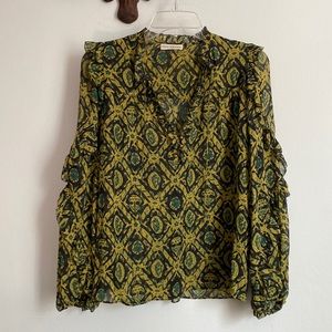 Ulla Johnson long sleeve silk top